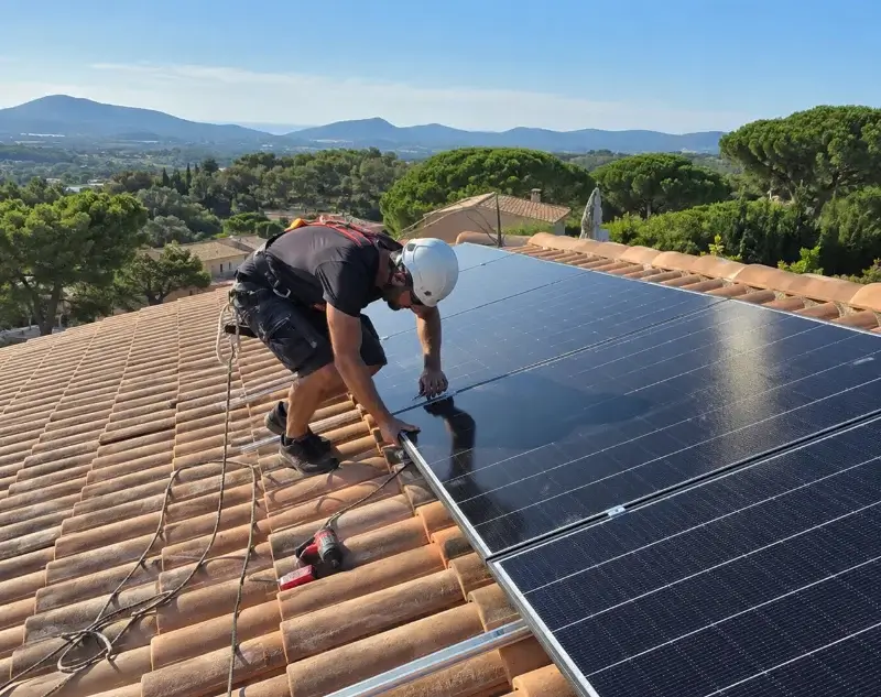 Installateur panneaux solaires Villeneuve-les-Corbières — pose photovoltaïque sur toiture