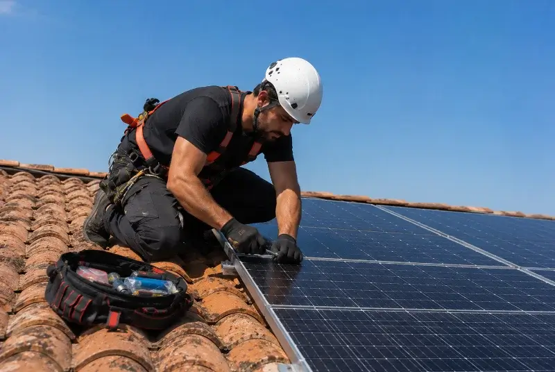Maintenance et monitoring de panneaux solaires à Villeneuve-les-Corbières