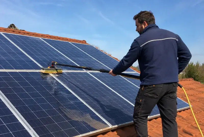 Nettoyage et entretien de panneaux solaires à Villeneuve-les-Corbières